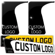 3D Domed Gel Custom Logo Plate Side Badges