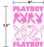 Playboy Pink Graphics Stickers Kit