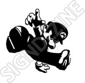 Super Mario Leaping Lefthand Down