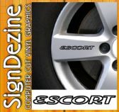 Ford Escort Wheel Graphic sticker decal