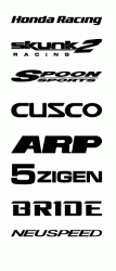 Honda Racing Door Stack