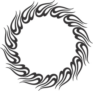 Round Flames