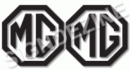 2x MG Rover Vinyl sticker decal graphic