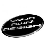 3D Domed Gel Custom made to fit SUBARU STI Wheel Centre Cap Badge