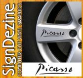 Citroen Picasso Wheel Graphic sticker decal