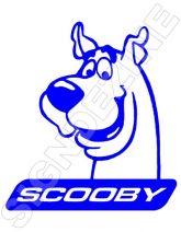 SUBARU 1x NEW SCOOBY Car Vinyl Sticker LEFT