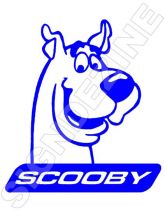 SUBARU NEW SCOOBY x1 Car Vinyl Sticker RIGHT