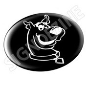 3D Domed Gel Custom made to fit SUBARU Scooby Doo Wheel Centre Cap Badge SINGLE