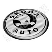 3D Domed Gel SKODA Wheel Center Badges Decals Set of 4