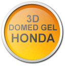 HONDA 3D Domed Gel Wheel Center Badges