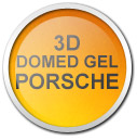 PORSCHE 3D Dome Gel Wheel Center
