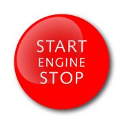 3D Domed Gel START ENGINE STOP Button Overlay Badges Stickers Decals SINGLE