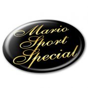 3D Domed Gel MARIO SPORT SPECIAL Wheel Center, Resin Badges Over-Stickers Decals Set of 4